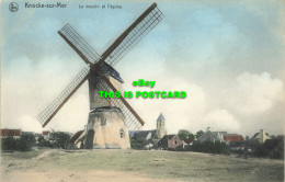 R599817 Knocke Sur Mer. Le Moulin Et L Eglise. Nels. Ad. Van Kerschaver - Welt