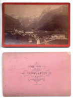 ANONYME - PHOTOGRAPHIE TIRAGE ALBUMINE - TRONEL ET KOCH - ENGELBERG - SUISSE - - 1801-1900