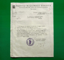 D-IT PNF Pescara 1937 BREVETTO DELLA MARCIA SU ROMA - Historical Documents