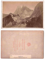 ANONYME - PHOTOGRAPHIE TIRAGE ALBUMINE - ADOLPHE BRAUN - GRINDELWALD - HOTEL AI - 1801-1900