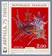 Timbre De 1974 ARPHILA 75 Mathieu, Hommage à Nicolas Fouquet Manufacture Nationale Des Gobelins - N° 1813 Neuf - Ongebruikt