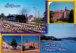 73606891 Dippoldiswalde Osterzgebirge Bahnhof Der Weisseritztalbahn Schloss Dipp - Dippoldiswalde