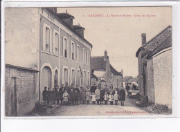 CHICHERY: La Mairie Et Les écoles, Sortie Des écoliers - Très Bon état - Otros & Sin Clasificación