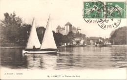 ANNECY (74) Entrée Du Port En 1912 - Annecy