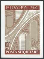 Albania, 1994, Europa CEPT, Inventions & Achievements, Souvenir Sheet - Albanie