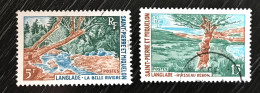 Lot De 2 Timbres Oblitérés Saint Pierre Et Miquelon 1969 Yt N° 385 / 386 - Usati