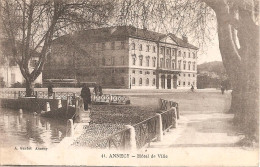 ANNECY (74) Hôtel De Ville En 1918 - Annecy