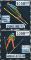 Guinea-Bissau 4698-4699 (kompl. Ausgabe) Postfrisch 2010 Skispringen - Guinea-Bissau