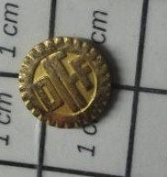 2522 Pin's Pins / Beau Et Rare : MARQUES / DIFF DLFF ? Mini Pin's Métal Jaune - Trademarks