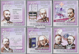 Guinea-Bissau 4236-4241 (kompl. Ausgabe) Postfrisch 2009 Nobelpreisträger - Guinea-Bissau