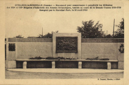 OVILLERS LA BOISSELLE - MONUMENT POUR COMMEMORER LES MILITAIRES ANGLAIS DES BRIGADES INFANTERIE DES 102 Eme ET 103 Eme - Altri & Non Classificati