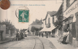 44 - Carte Postale Ancienne De  SAINT BREVIN LES PINS       Route De Saint Brévin à Mindin - Saint-Brevin-les-Pins