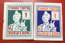 Timbre Tintin 2 Pc’s - Werbung