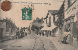 44 - Carte Postale Ancienne De  SAINT BREVIN LES PINS       Route De Saint Brévin à Mindin - Saint-Brevin-les-Pins