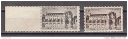 France N° 610c * Chateau De Chenonceaux, Gris-noir, Bande Attenante - Nuevos