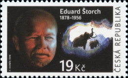 ** 976 Czech Republic Eduard Storch, Writer 2018 Mammoth - Escritores