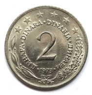 Yougoslavie - 2 Dinar 1973 - Joegoslavië