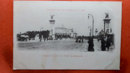 CPA (75) Exposition Universelle De 1900.Perspective Du Pont Alexandre.  (7A.598) - Ausstellungen