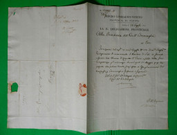 D-IT R. Lombardo Veneto 1820 Este PD  Al Consorzio Brancaglia - Historische Dokumente