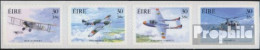 Irland 1283-1286 Viererstreifen (kompl.Ausg.) Postfrisch 2000 Luftfahrt - Neufs