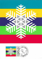 LIECHTENSTEIN. MAXICARD FIRST DAY. WINTER OLYMPIC GAMES. 1983 - Cartoline Maximum