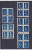 CROATIA WW II  , Pavelic 3.50 Kn  Bloc Of 4 MNH X 5 Name Day - Kroatië