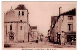 LUSSAC-les-CHÂTEAUX - Rue De La Poste - Lussac Les Chateaux