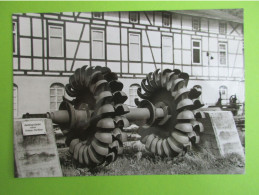 Wasserkraftmuseum Ziegenrück - Zwillingspeltonläufer -  Carte Postale - Photo - Other & Unclassified