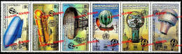 LIBYA 1983 MNH AIR AND SPACE BICENTENARY 1ST MANNED FLIGHT 200TH ZEPPELIN  AIR BALLOON AEROSTAT JOINT ISSUE - Libië