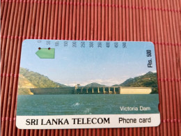 Phonecard Sri Lanka - Victoria Dam Used Rare - Sri Lanka (Ceilán)