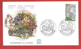 FDC FLEURISSEMENT DE LA FRANCE 22 4 1978 - 1970-1979