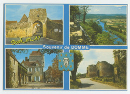 {91917} 24 Dordogne Domme , Multivues ; Divers Aspects - Domme