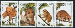 CONGO 1996 - WWF - Arctocèbe De Calabar  (maki) - 4 V. - Ungebraucht