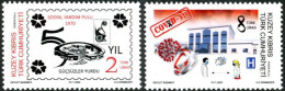 Chypre Turc 2020 - Evènements: Aide Sociale Et Corona Virus - 2 V. - Unused Stamps