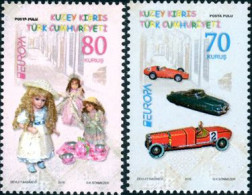 CHYPRE TURC 2015 - Europa - Jouets D'enfants - 2 V. - Unused Stamps