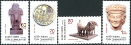 CHYPRE TURC 2015 - Artisanat Archéologique - 4 V. - Unused Stamps