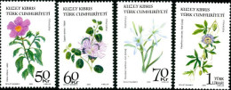 CHYPRE TURC 2009 - Fleurs Médicinales - 4 V. - Nuevos