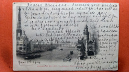 CPA (75) Exposition Universelle De 1900. La Seine Au Pont De L'Alma.   (7A.612) - Tentoonstellingen