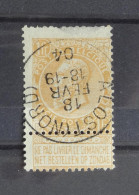 65 Avec Belle Oblitération Alost ( Nord ) - 1893-1907 Wappen