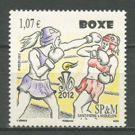 SPM MIQUELON 2012 N° 1050 ** Neuf MNH Superbe C 4.30 € Sports JO 2012 Boxe Féminine - Ongebruikt