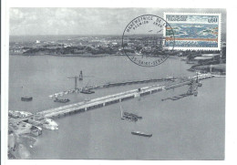 SAINT-SERVAN - Cachet Commémoratif Sur Carte De L'USINE MARÉMOTRICE De La RANCE - 1966 - VENTE DIRECTE X - Saint Servan