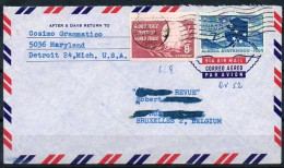 États-Unis Lettre 1959 668 PA 52 Maryland Vers Bruxelles Paix Commerce Mondial Indépendance Alaska - Cartas & Documentos