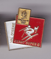 Pin's JO Albertville 92 Val D'Isère Géant Super G Skieur Réf 8442 - Jeux Olympiques