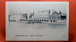 CPA (75) Exposition Universelle De 1900.Congrès Et Horticulture. Pub Au Verso . (7A.618) - Exposiciones