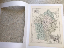Carte Du Gers / Gravure Originale / Circa 1880 : 37 Cm X 28 Cm - Carte Geographique