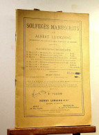 LAVIGNAC Albert - 50 LECONS DE SOLFEGE - A CHANGEMENTS DE CLES SUR CINQ CLES, SANS ACCO - 1801-1900