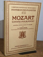 MOZART Wolfgang Amadeus - SONATES POUR PIANO - NOUVELLE EDITION REVUE ET DOIGTEE PAR L. DIEMER - 1901-1940