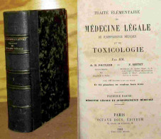 PAULIER  Armand - HETET Frederic - MEDECINE LEGALE ET JURISPRUDENCE MEDICALE - TOME 1 - 1801-1900