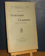 COLLECTIF - BULLETIN DE L'UNIVERSITE ET DE L'ACADEMIE DE TOULOUSE - No 4 - FEVRIE - 1901-1940