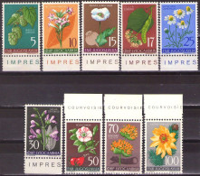 Yugoslavia 1955 - Flowers - Flora - Mi 765-773 - MNH**VF - Nuevos